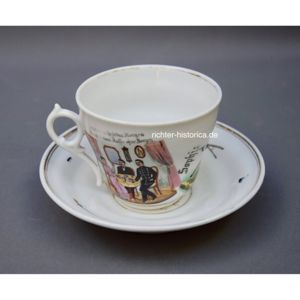 Reservistentasse 'Husaren Gebot heißt Sieg, oder?' 1895