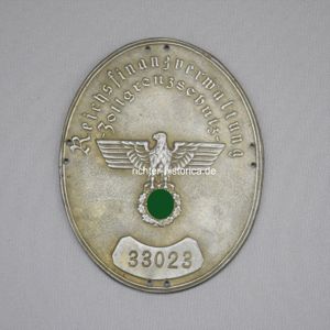 Ärmelschild Reichsfinanzverwaltung Zollgrenzschutz Nr.33023