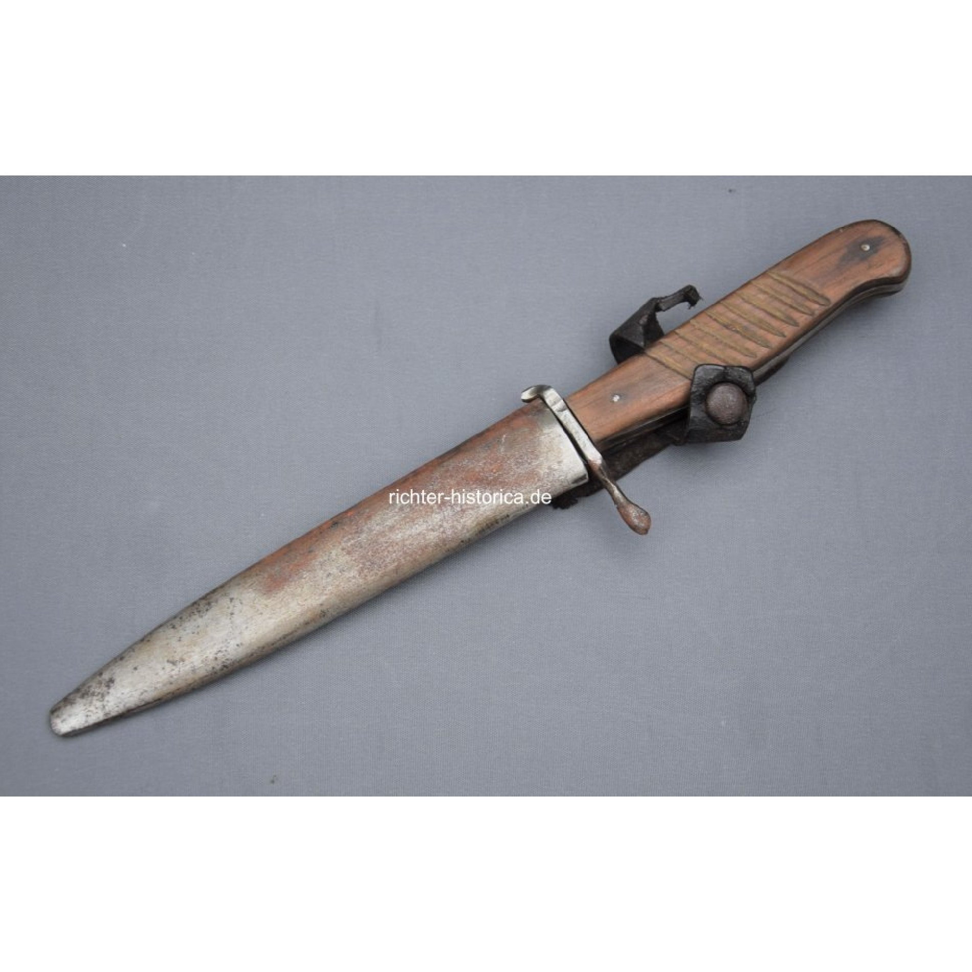 1.Weltkrieg Grabendolch mit Scheide — image 2