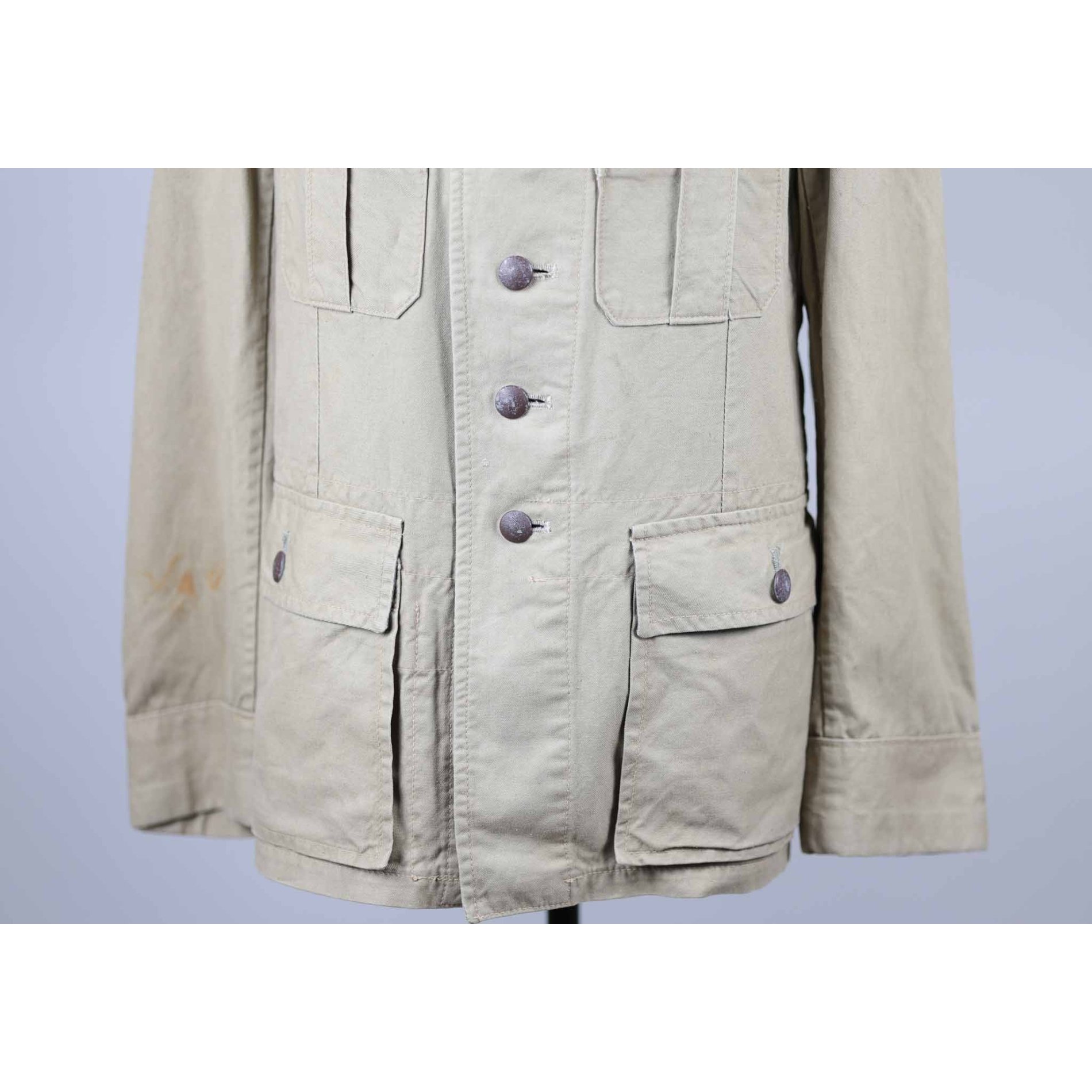 Luftwaffe Afrika Tropenfeldbluse Afrikakorps mit Schulterstücken! — image 2