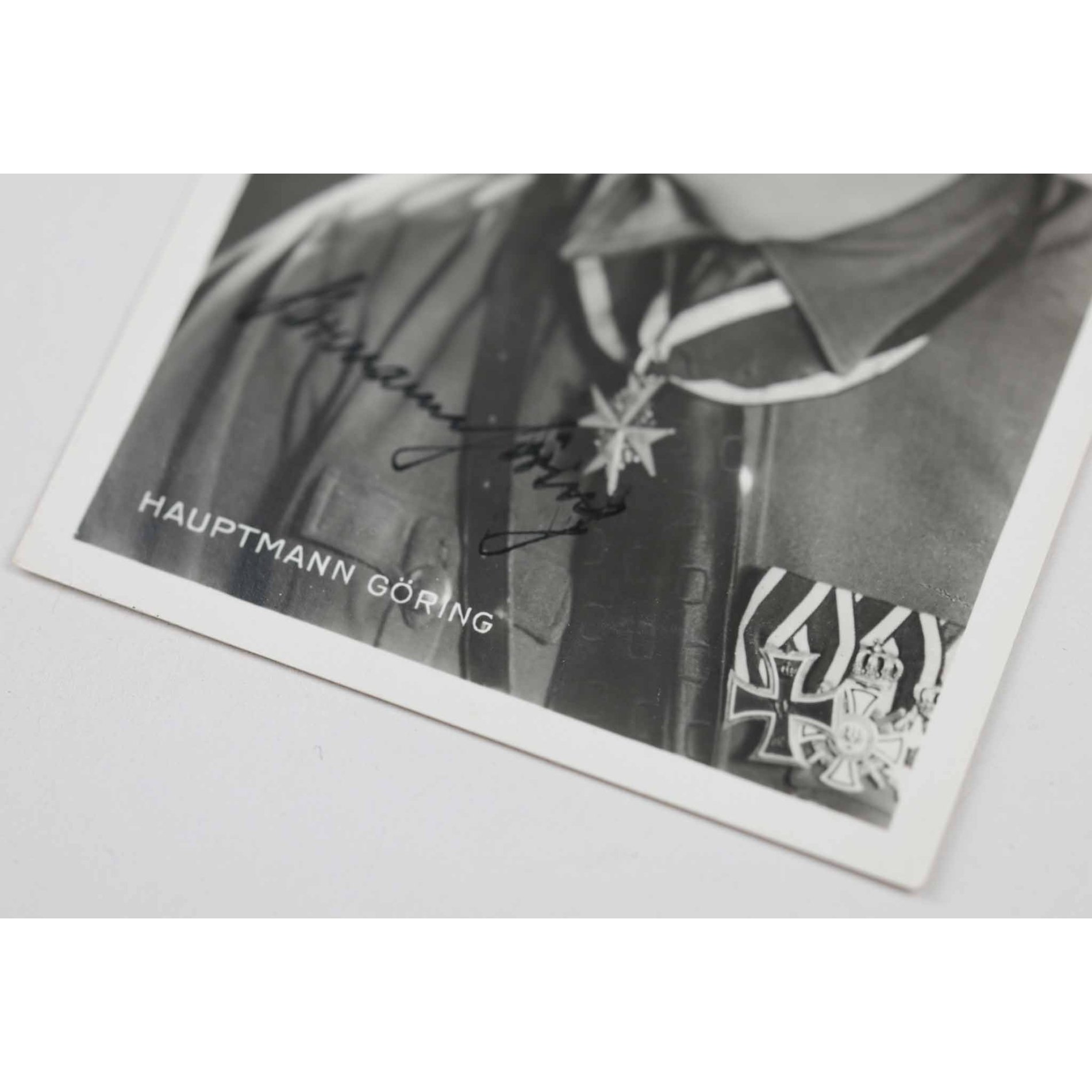 Original Unterschrift 'Hermann Göring' auf Postenkarte — image 4