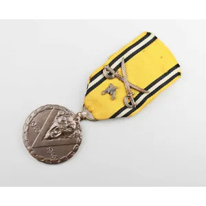 Belgien Kriegserinnerungsmedaille von 1940 - 1945 mit Schwerter Auflage