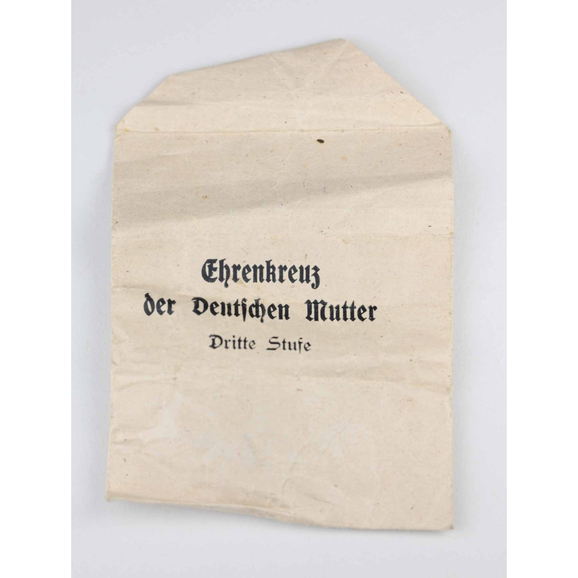 Ehrenkreuz der Deutschen Mutter Mutterkreuz in Bronze mit Verleihungstüte F.W Assmann & Söhne Lüdenscheid — image 5