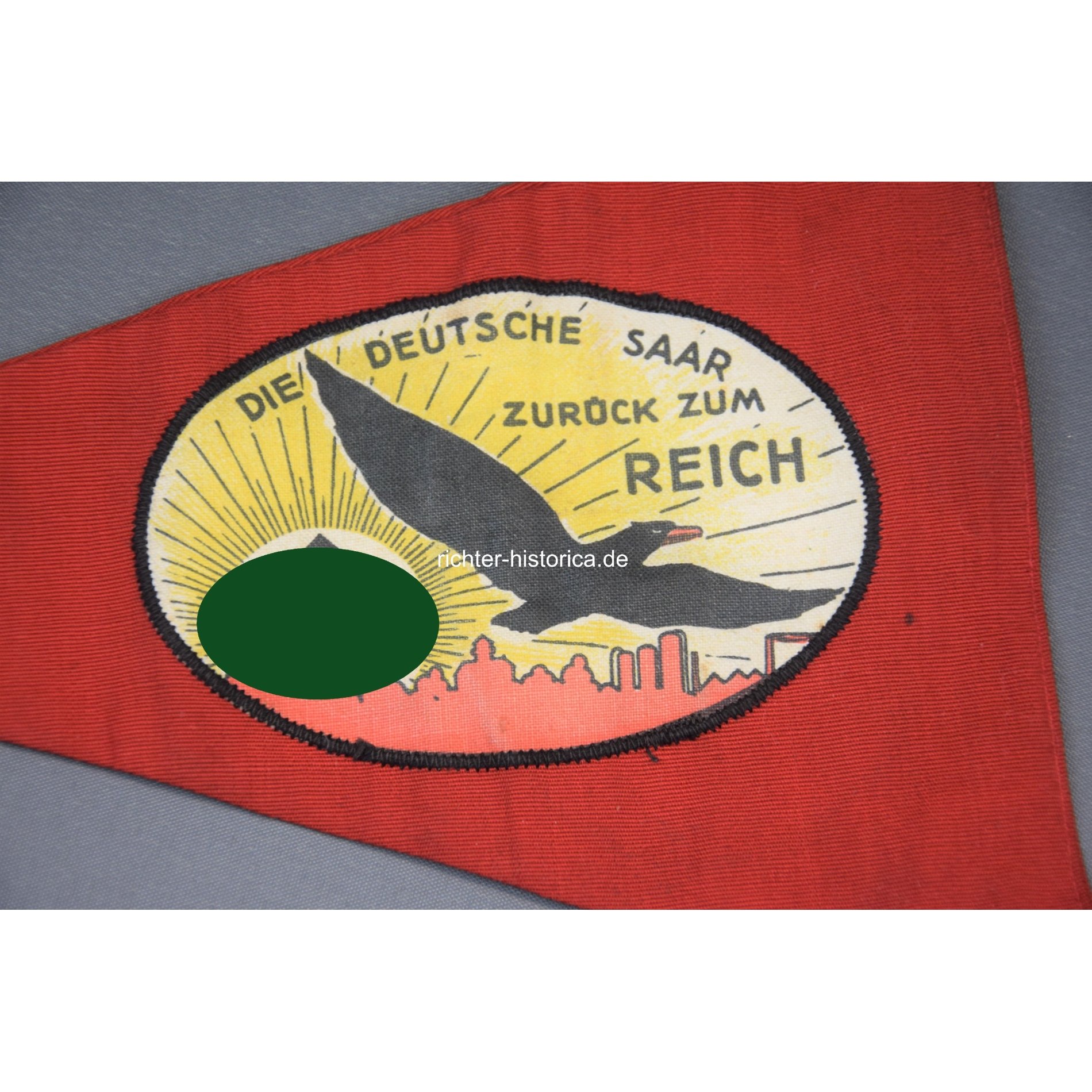 3. Reich Wimpel 'Die Saar ist u. Bleibt Deutsch' — image 3