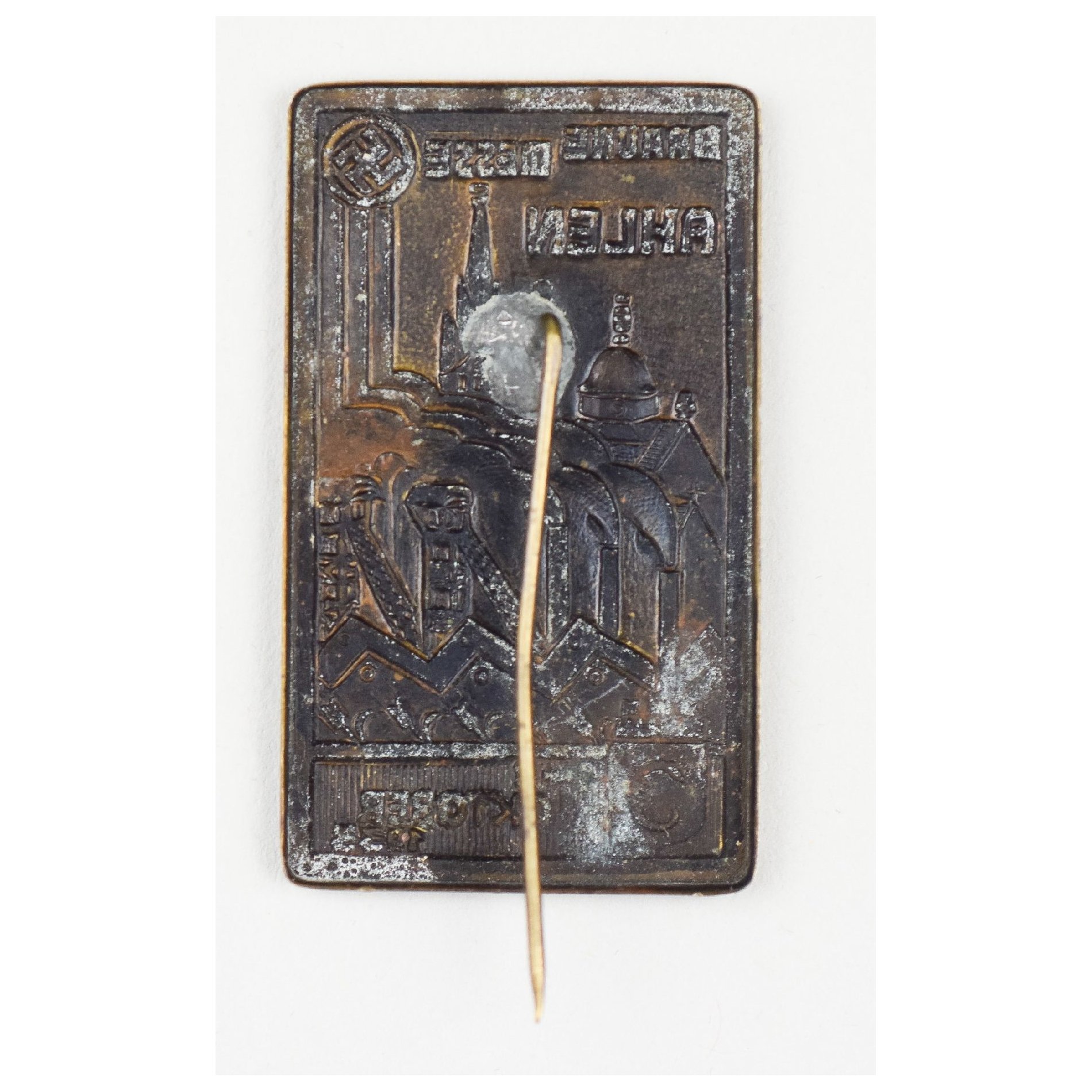 Abzeichen 'Braune Messe Ahlen 1-8 Oktober 1933' — image 2