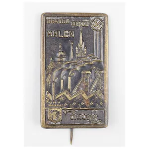 Abzeichen 'Braune Messe Ahlen 1-8 Oktober 1933'