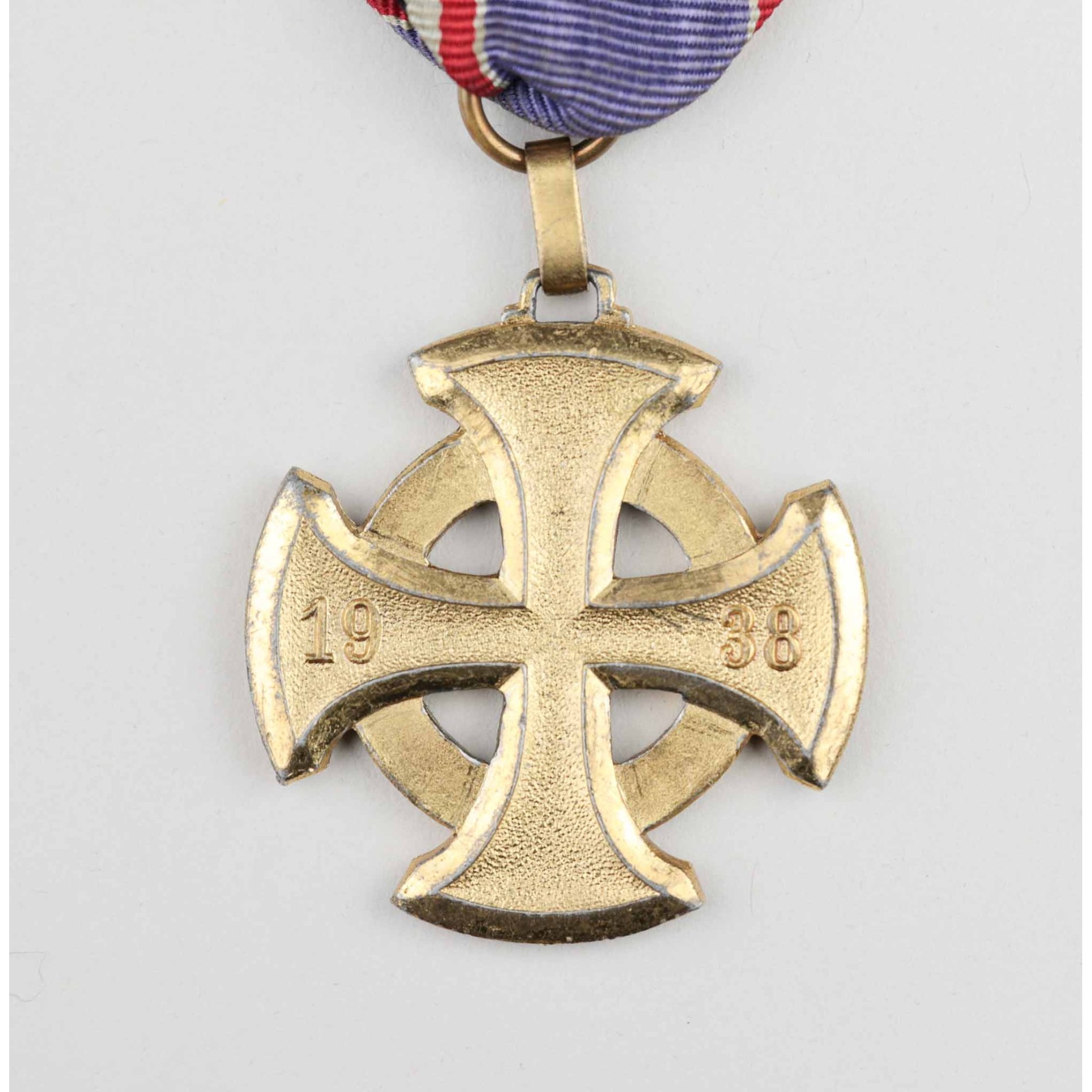 Luftschutz-Ehrenzeichen 1.Stufe Kreuz in Gold am Verleihungsband, selten! — image 5