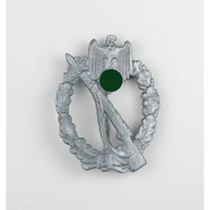 Infanterie Sturmabzeichen in Silber Wilhelm Deumer gequetschtes Nadelsystem