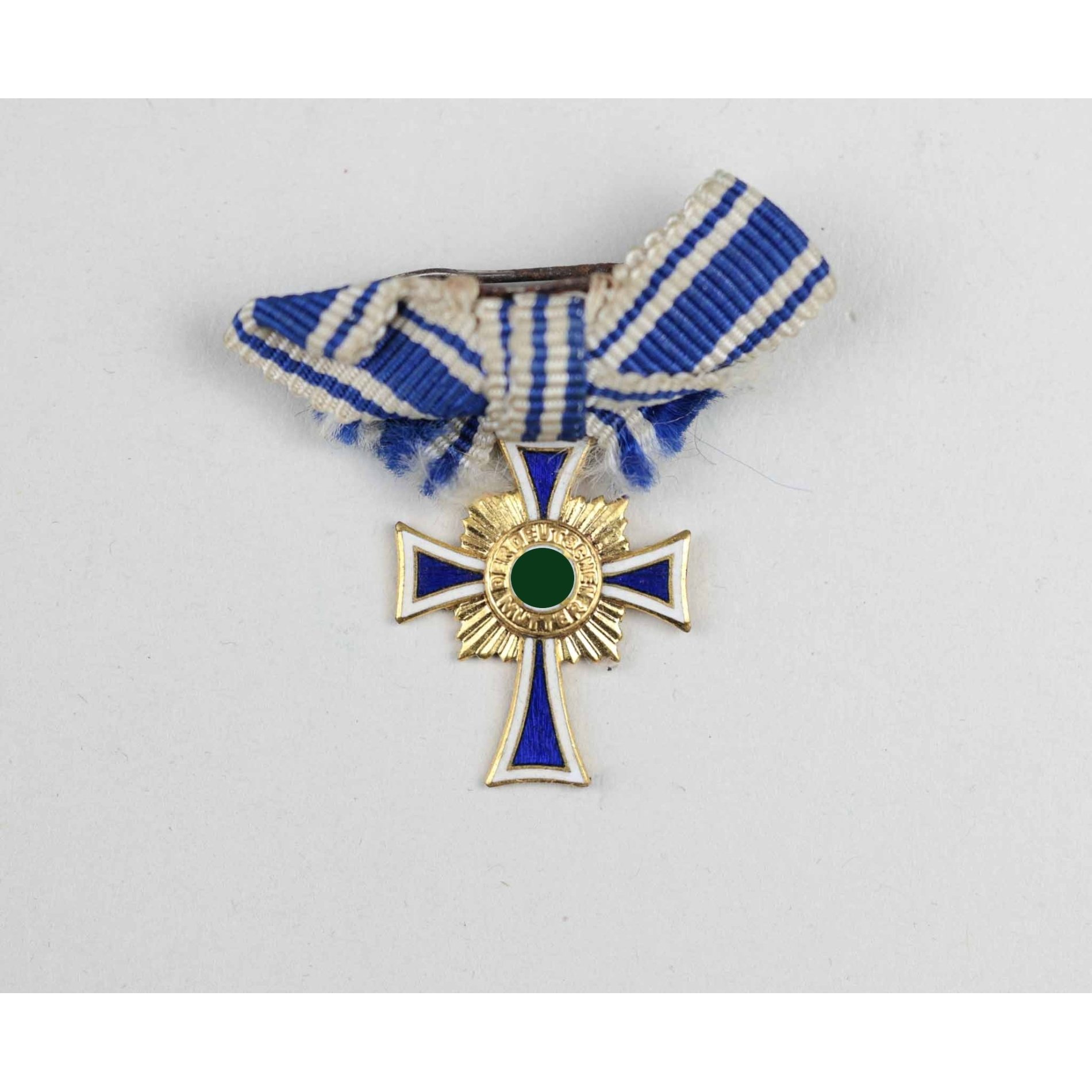 Ehrenkreuz der deutschen Mutter-Mutterkreuz in Gold im Etui Franz Reischauer, Oberstein Mit Miniatur! — image 3