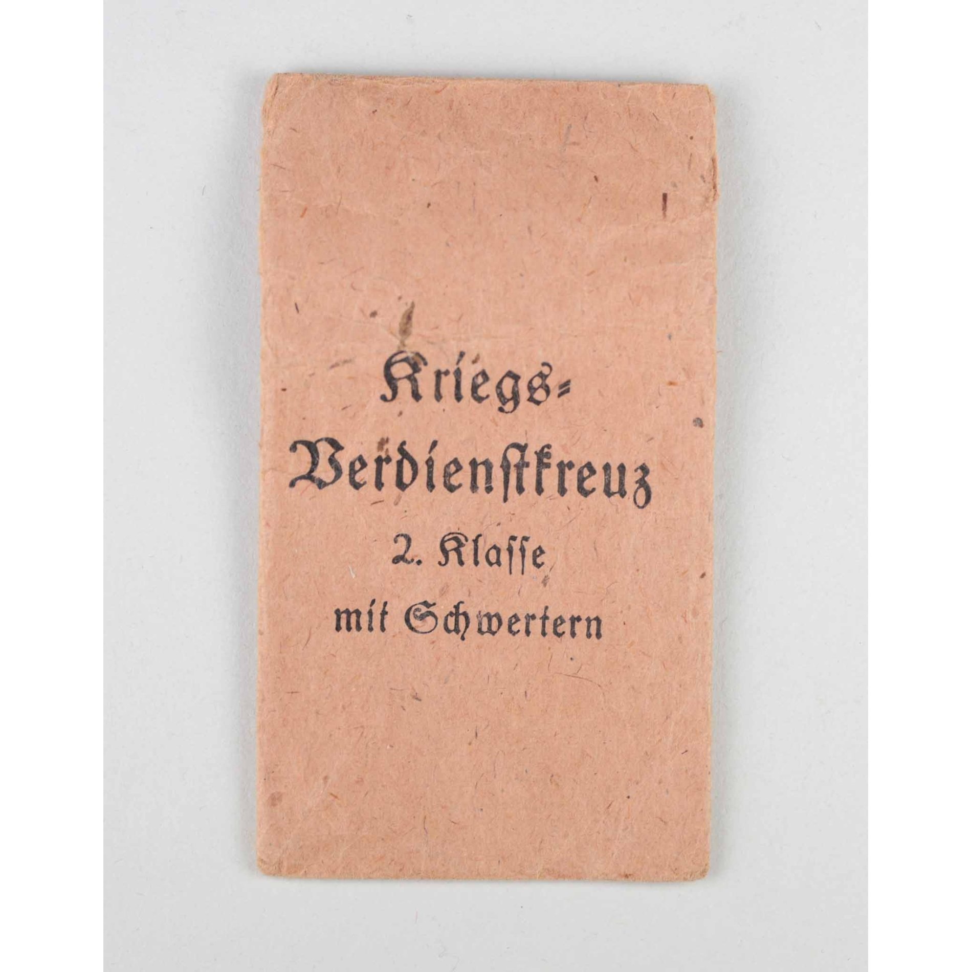 Kriegsverdienstkreuz 2.Klasse 1939 mit Schwertern in Verleihungstüte L.Chr. Lauer — image 5