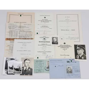 Ritterkreuzträger Nachlass der Luftwaffe Major Joachim Gey Kampfgeschwader 3 Urkundennachlass