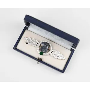 Frontflugspange für Aufklärer in Silber im Etui mit Hersteller Stempelung …