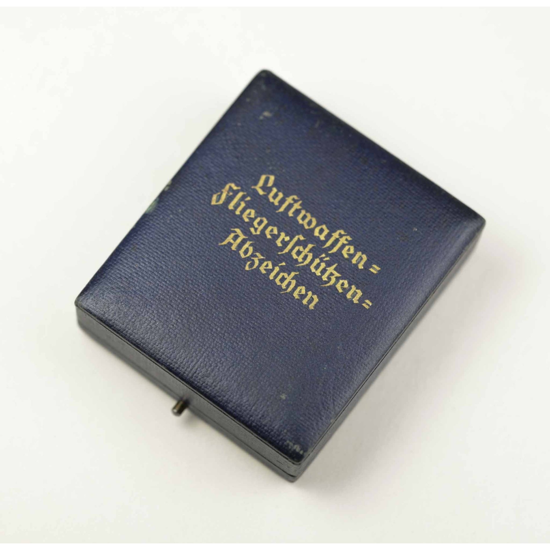 Luftwaffen Fliegerschützenabzeichen mit Blitzbündel Herst. IMME im Etui, selten! — image 6