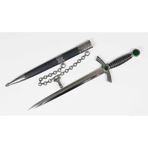 Luftwaffe Borddolch mit Herst. Eickhorn Solingen Neusilber