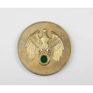 Massive SS-Plakette 'Sommersonnenwendkampf der SS in Tölz 1939' selten!