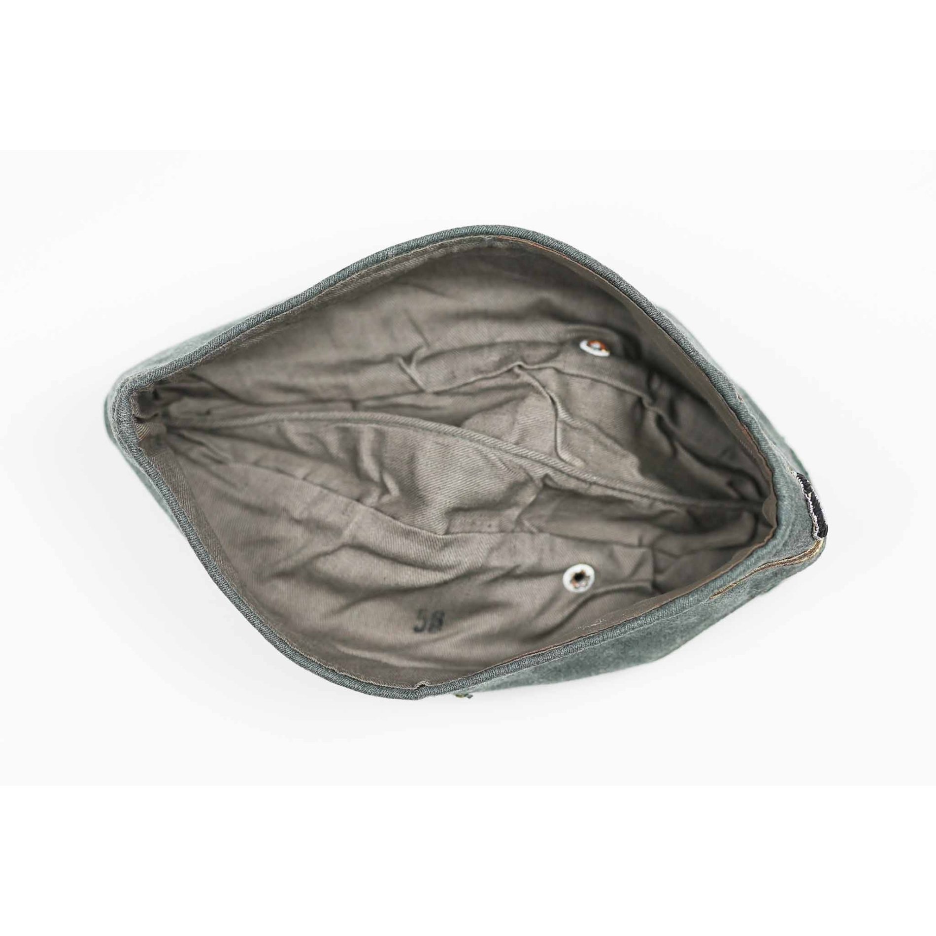 Wehrmacht Heer Schiffchen für Generäle Gebirgsjäger mit Bevo-Schiffchenadler, selten! — image 10