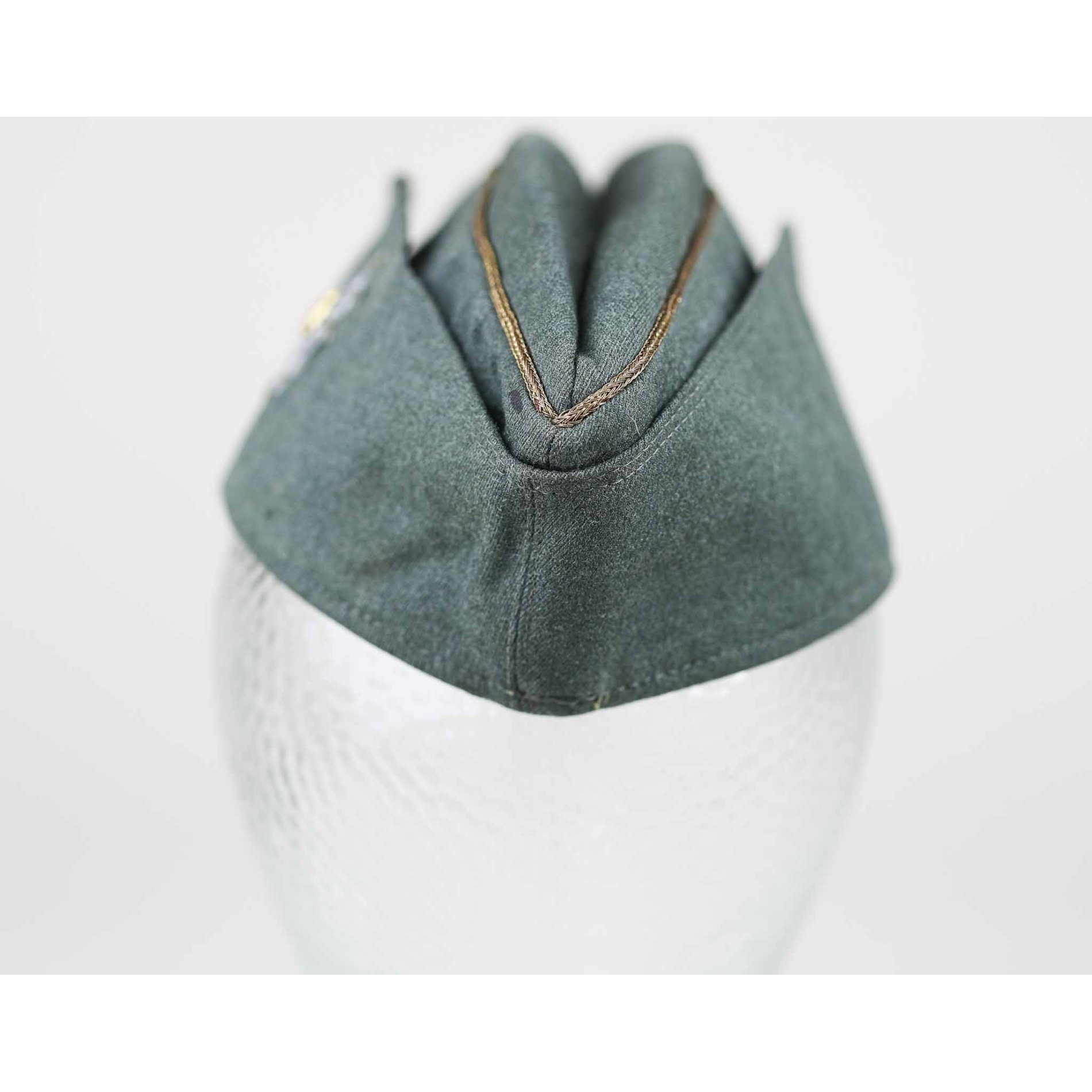 Wehrmacht Heer Schiffchen für Generäle Gebirgsjäger mit Bevo-Schiffchenadler, selten! — image 3