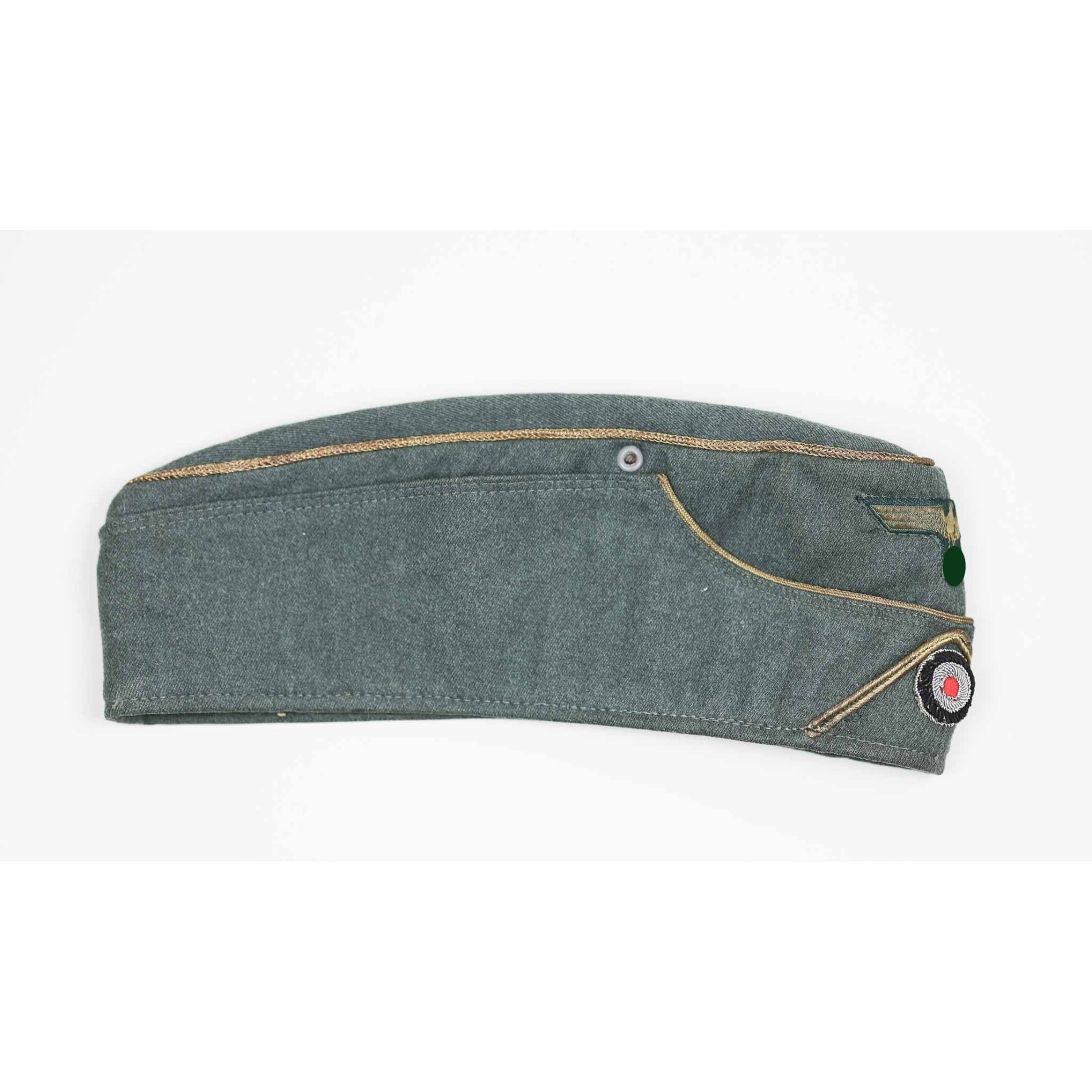 Wehrmacht Heer Schiffchen für Generäle Gebirgsjäger mit Bevo-Schiffchenadler, selten! — image 6