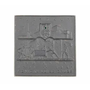 3.Reich Plakette 'Glück auf' 150 Jahre 1791-1941 Königin Luise Grube