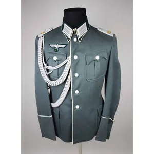 Wehrmacht Heer geschmückte Feldbluse für einen Leutnant im Infanterie Regiment …