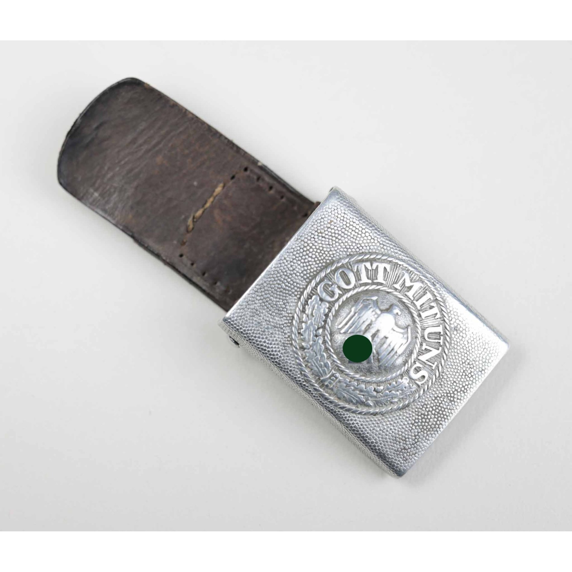 Wehrmacht Heer Koppelschloss mit Herst. 'F.K.O.' — image 2