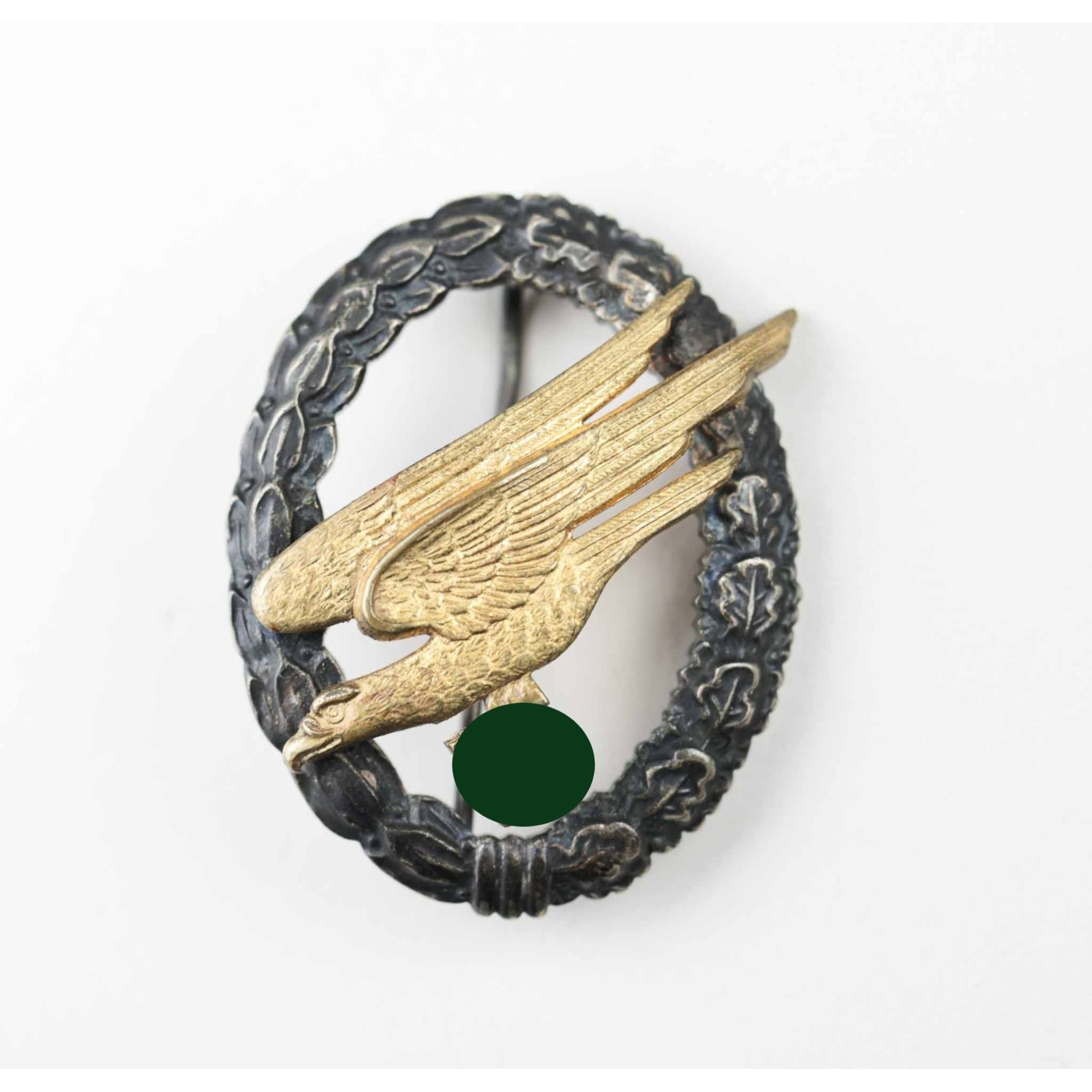 Fallschirmschützenabzeichen der Luftwaffe im Etui 'Assmann' Zustand 1 - Mint! — image 2