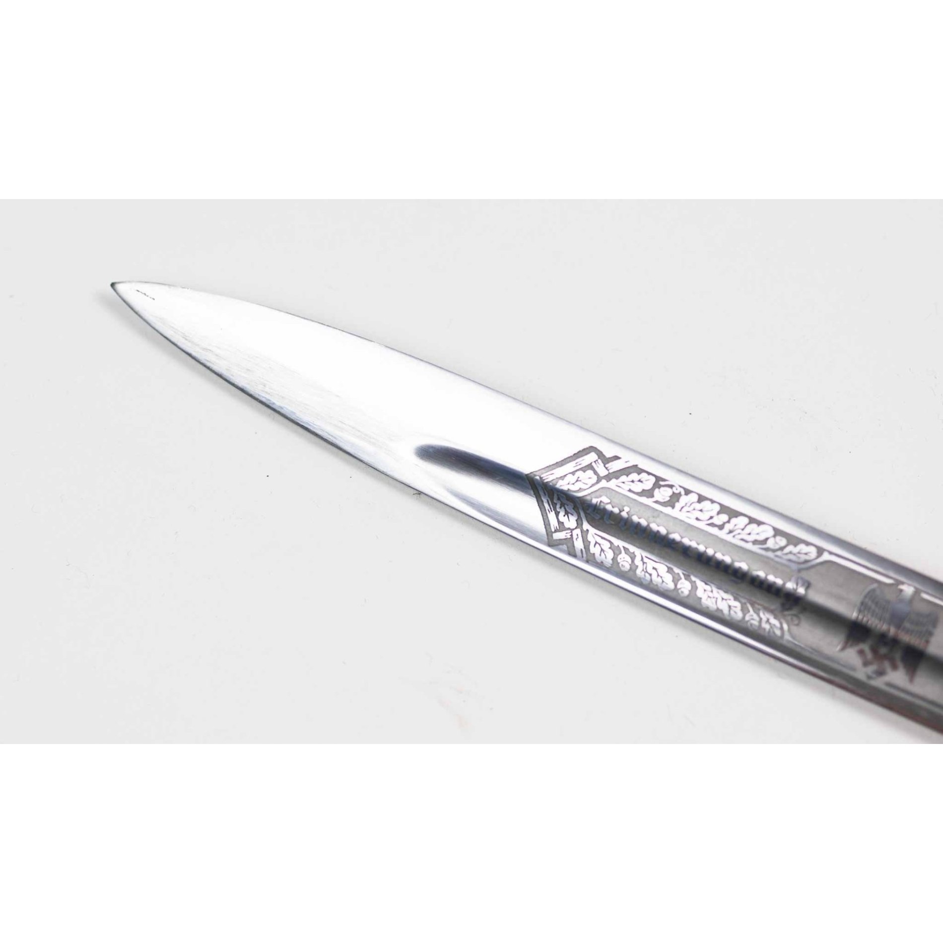 Wehrmacht Paradebajonett mit Klingenätzung 'Zur Erinnerung an meine Dienstzeit' und 'Inf. Rgt. 66 Magdeburg' mit Hirschhorngriff — image 7