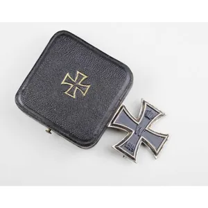 Eiserne Kreuz 1.Klasse 1914 im Verleihungsetui mit Hersteller 'KO'