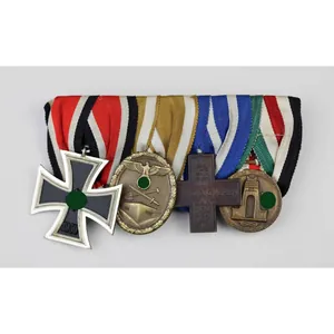 Los 10 - 4er Ordensspange Deutsch-Italienische Afrika-Feldzugsmedaille