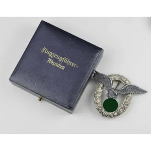 Luftwaffe Flugzeugführerabzeichen im Etui J3
