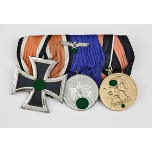 3er Ordensspange der Wehrmacht mit orangenem Band!