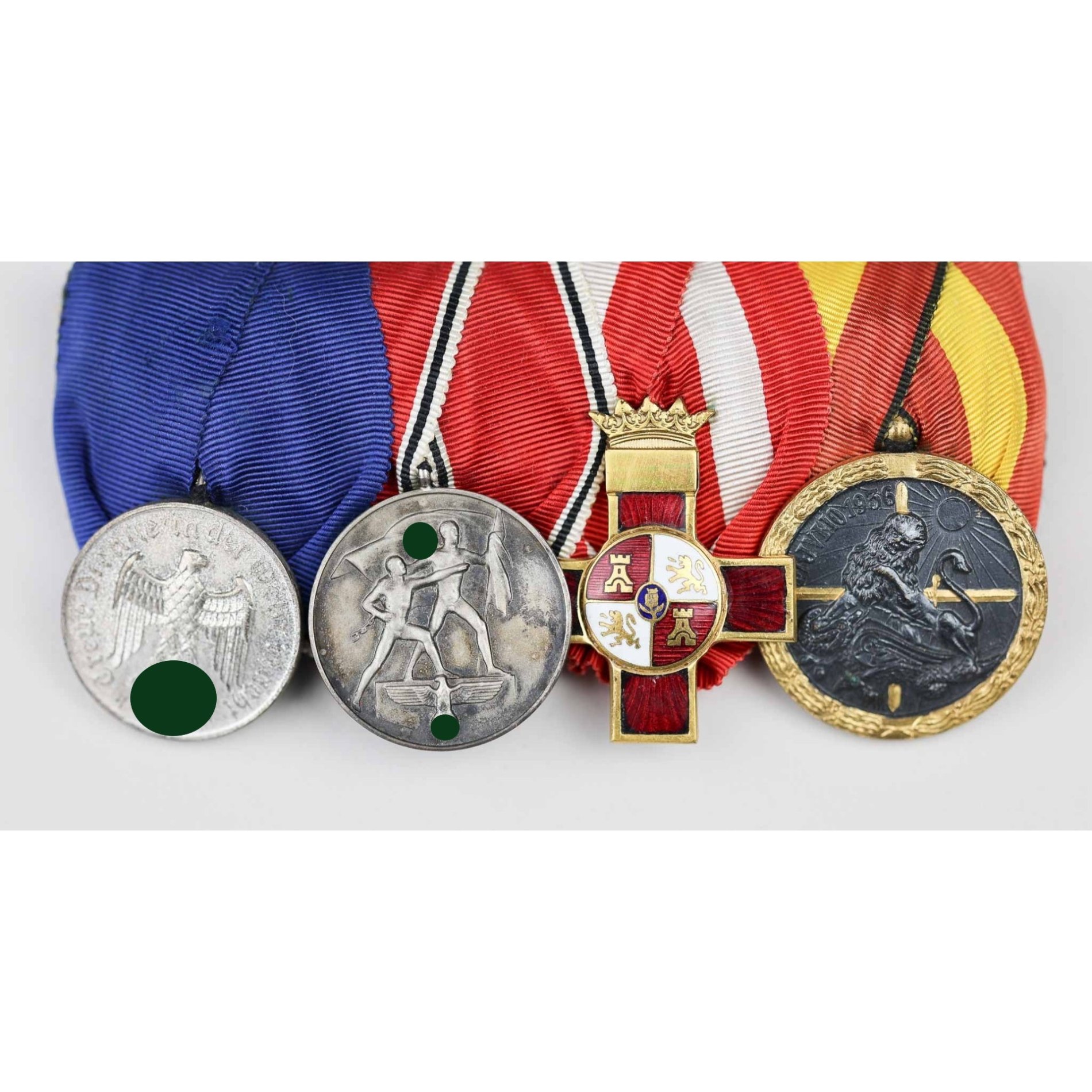 4er Ordensspange Legion Condor mit Feldspange Luftwaffe — image 2