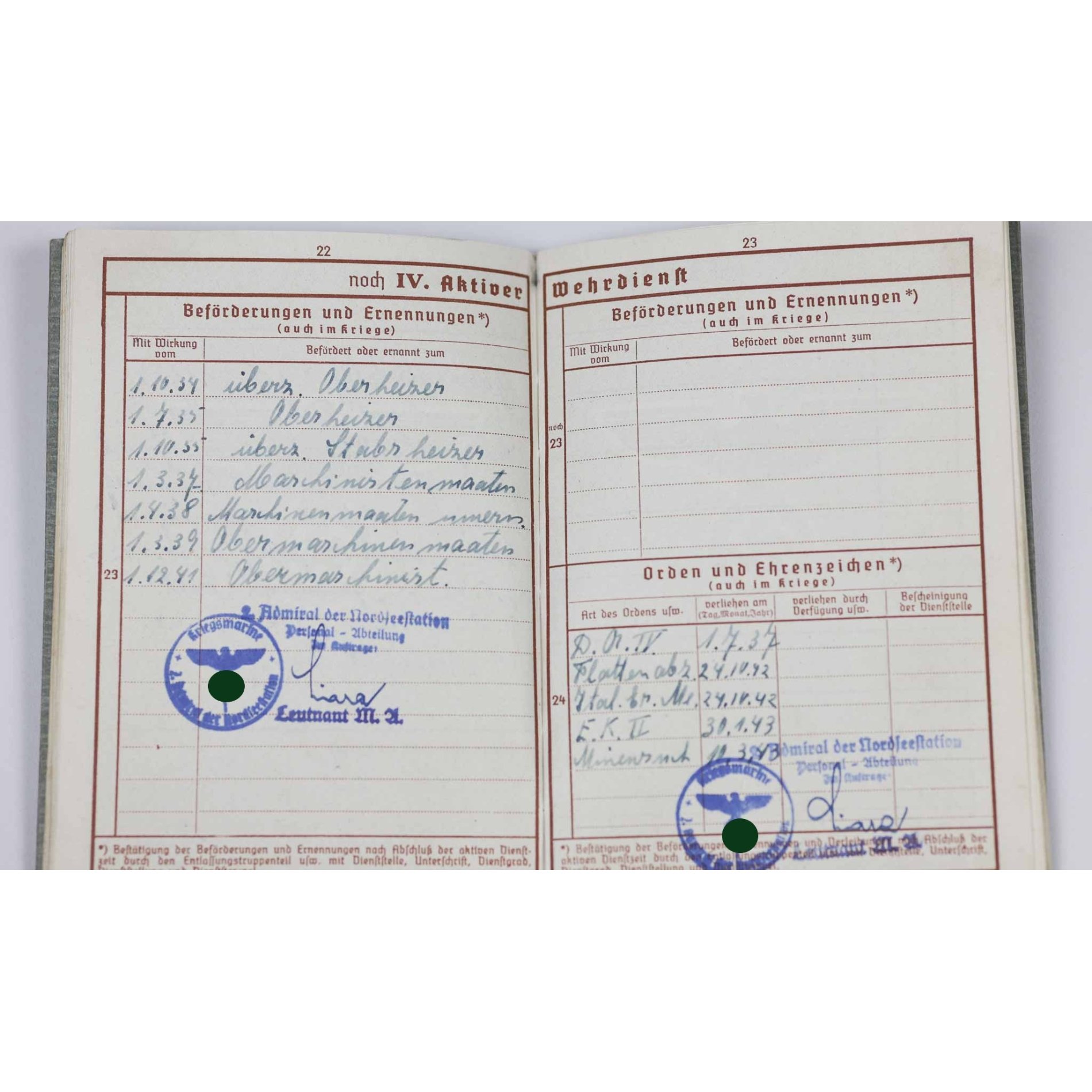 Nachlass Kriegsmarine 'Afrika' mit Wehrpass — image 16