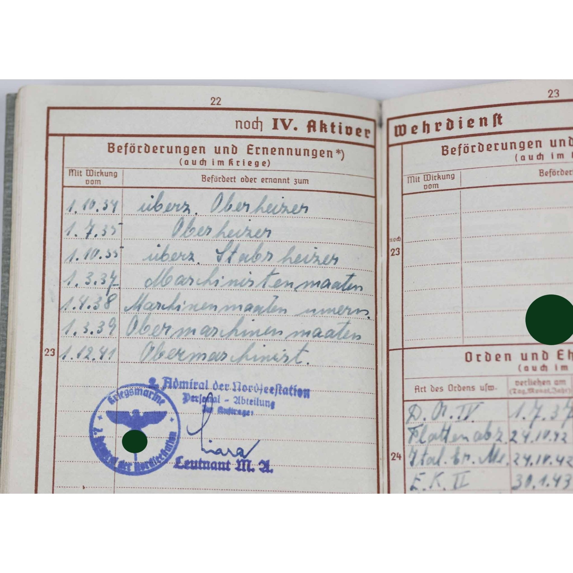 Nachlass Kriegsmarine 'Afrika' mit Wehrpass — image 18