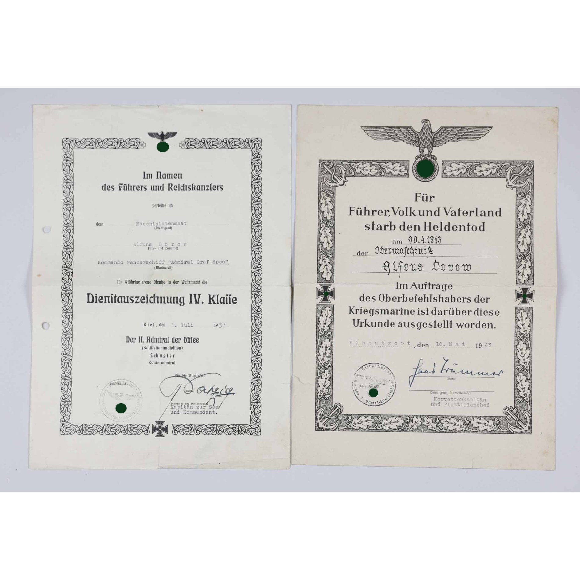 Nachlass Kriegsmarine 'Afrika' mit Wehrpass — image 4