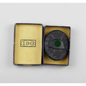 Verwundetenabzeichen in schwarz 1939 in LDO Schachtel, selten!