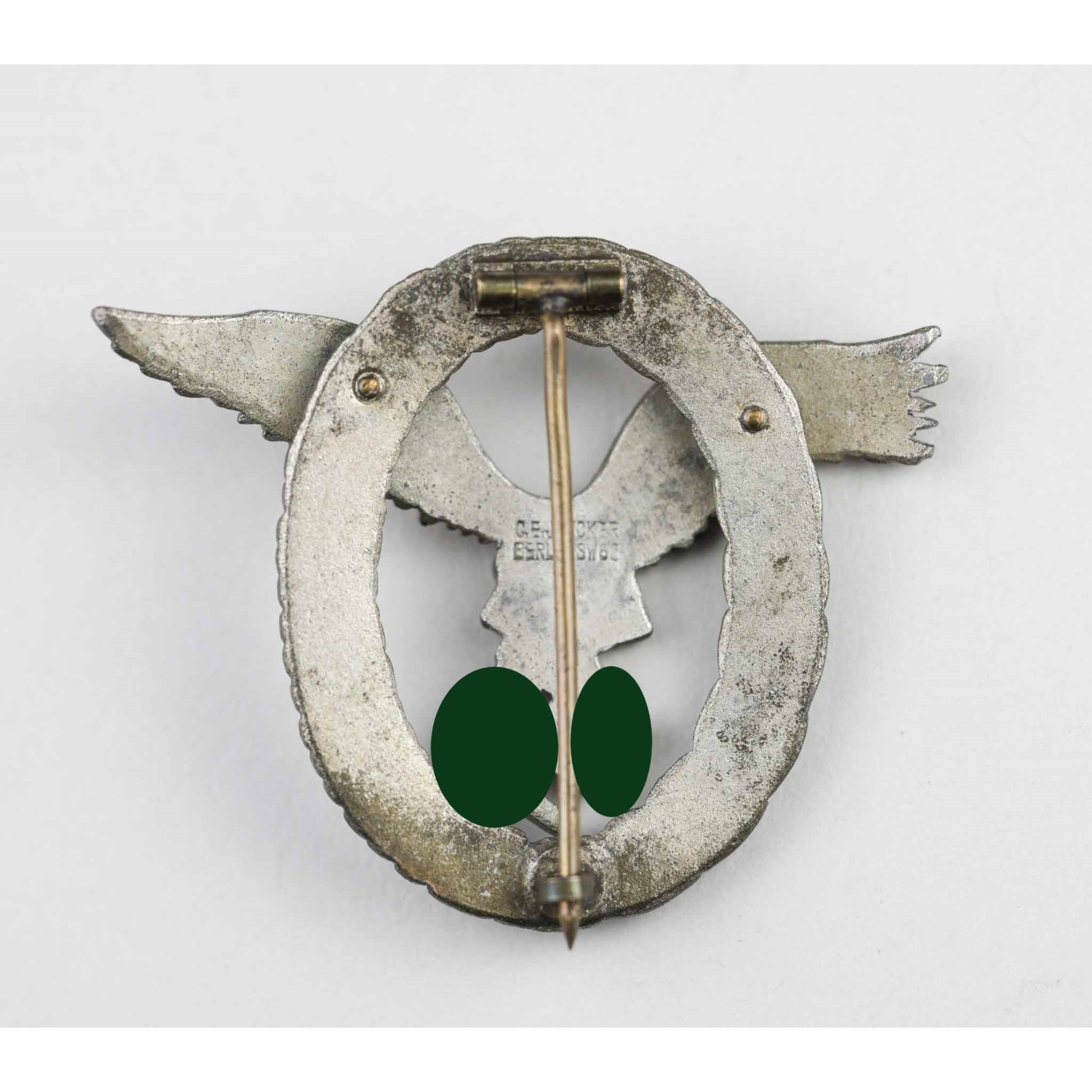 Luftwaffe Flugzeugführerabzeichen Typ 4 C.E Juncker markiert, selten! — image 3