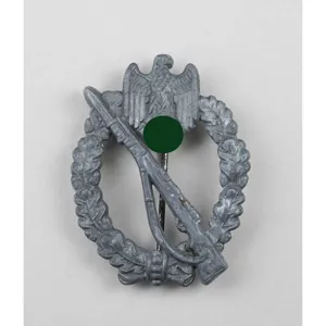 Infanterie Sturmabzeichen in Silber Kokille '1' Assmann, selten!