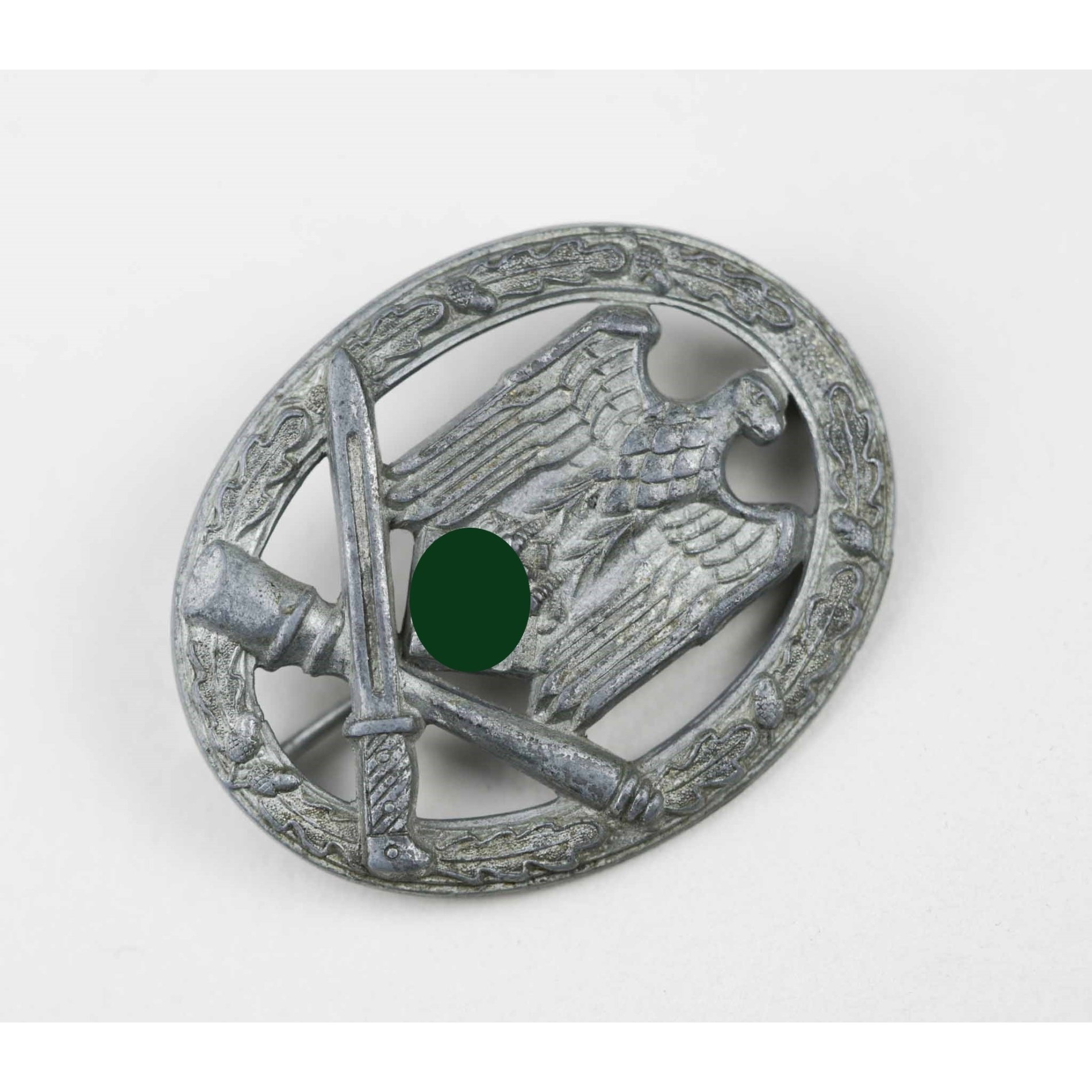 Allgemeines Sturmabzeichen in Silber Herst. Assmann Kokille '4' — image 2