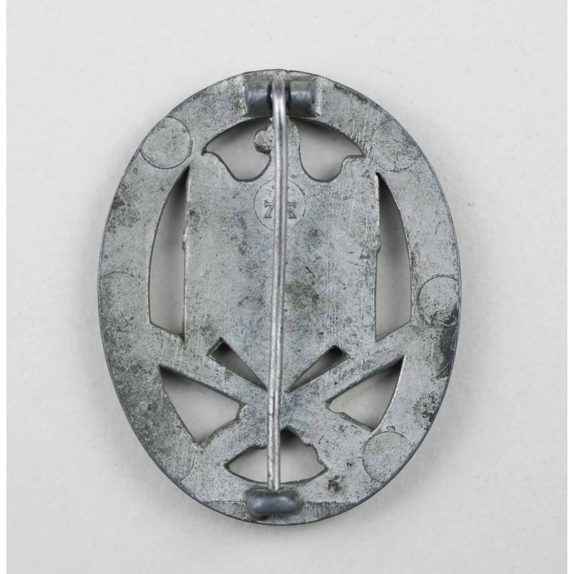 Allgemeines Sturmabzeichen in Silber Herst. Assmann Kokille '4' — image 3