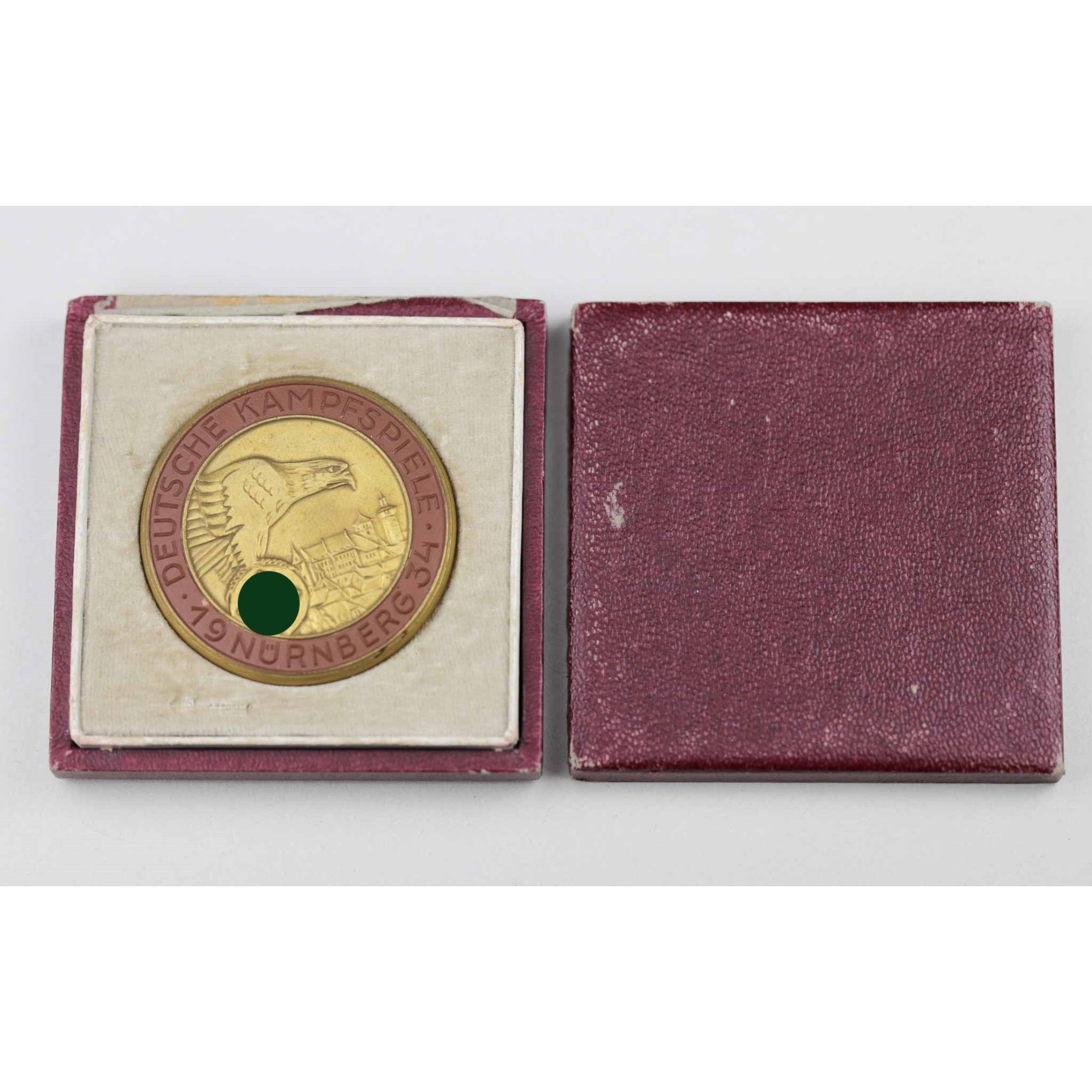 'Deutsche Kampfspiele Nürnberg 1934' Hutschenreuther Porzellan, im Etui — image 4