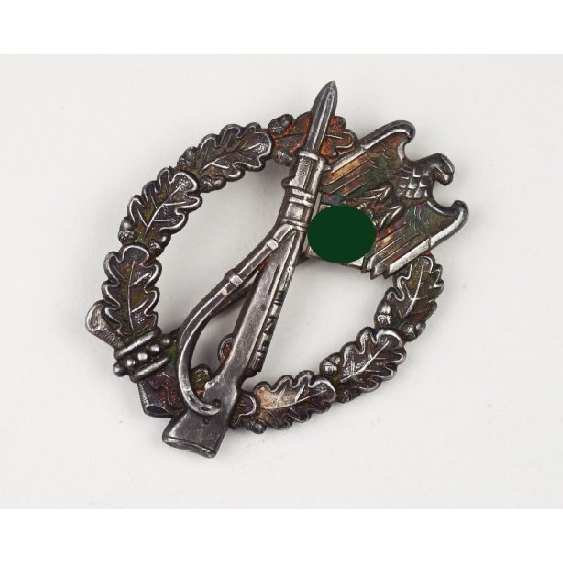 Infanterie Sturmabzeichen Otto Schickle hohl Buntmetall — image 2