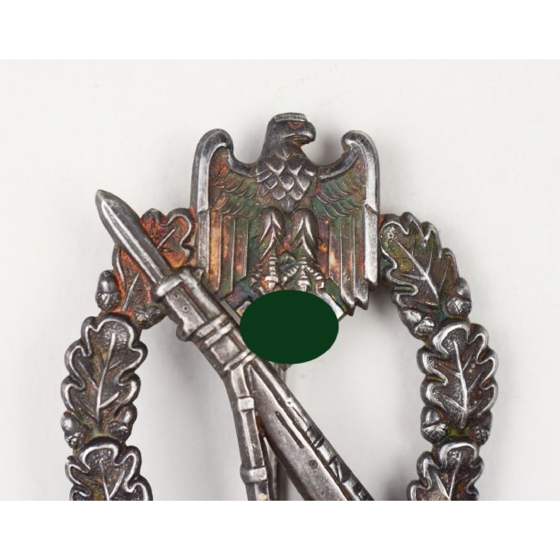 Infanterie Sturmabzeichen Otto Schickle hohl Buntmetall — image 3