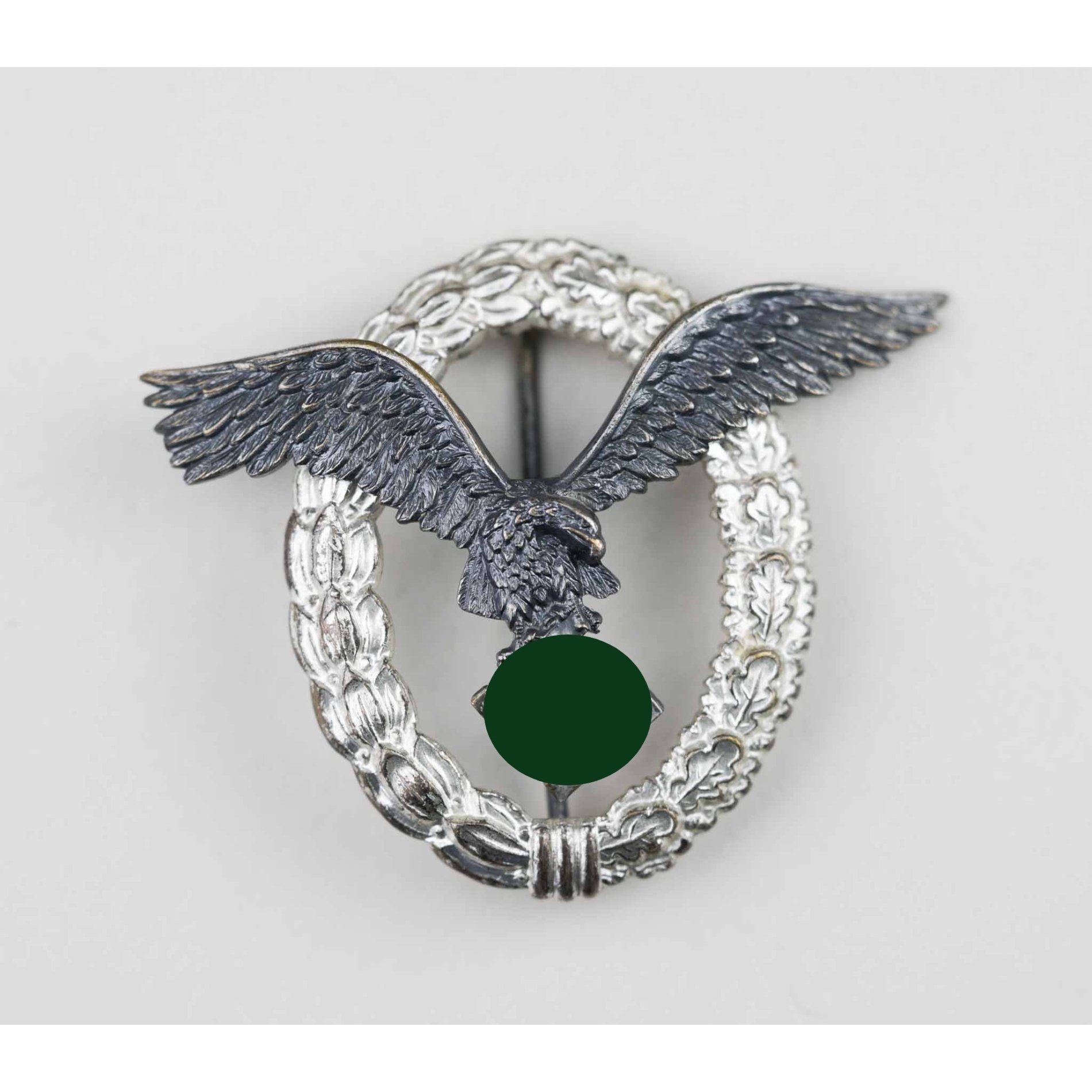 Luftwaffe Flugzeugführerabzeichen 'Assmann' mit Aluminium Rahmen — image 2