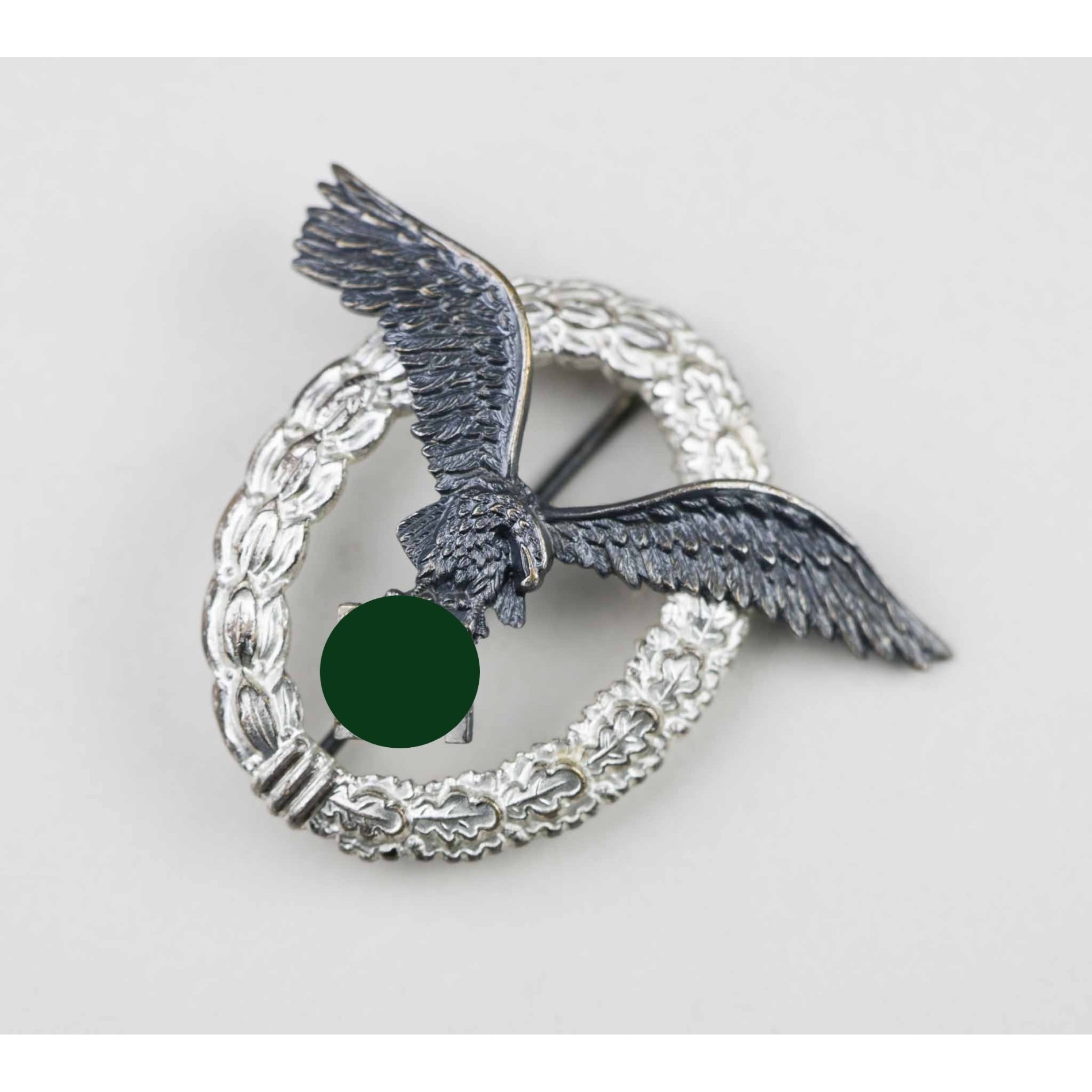 Luftwaffe Flugzeugführerabzeichen 'Assmann' mit Aluminium Rahmen — image 3