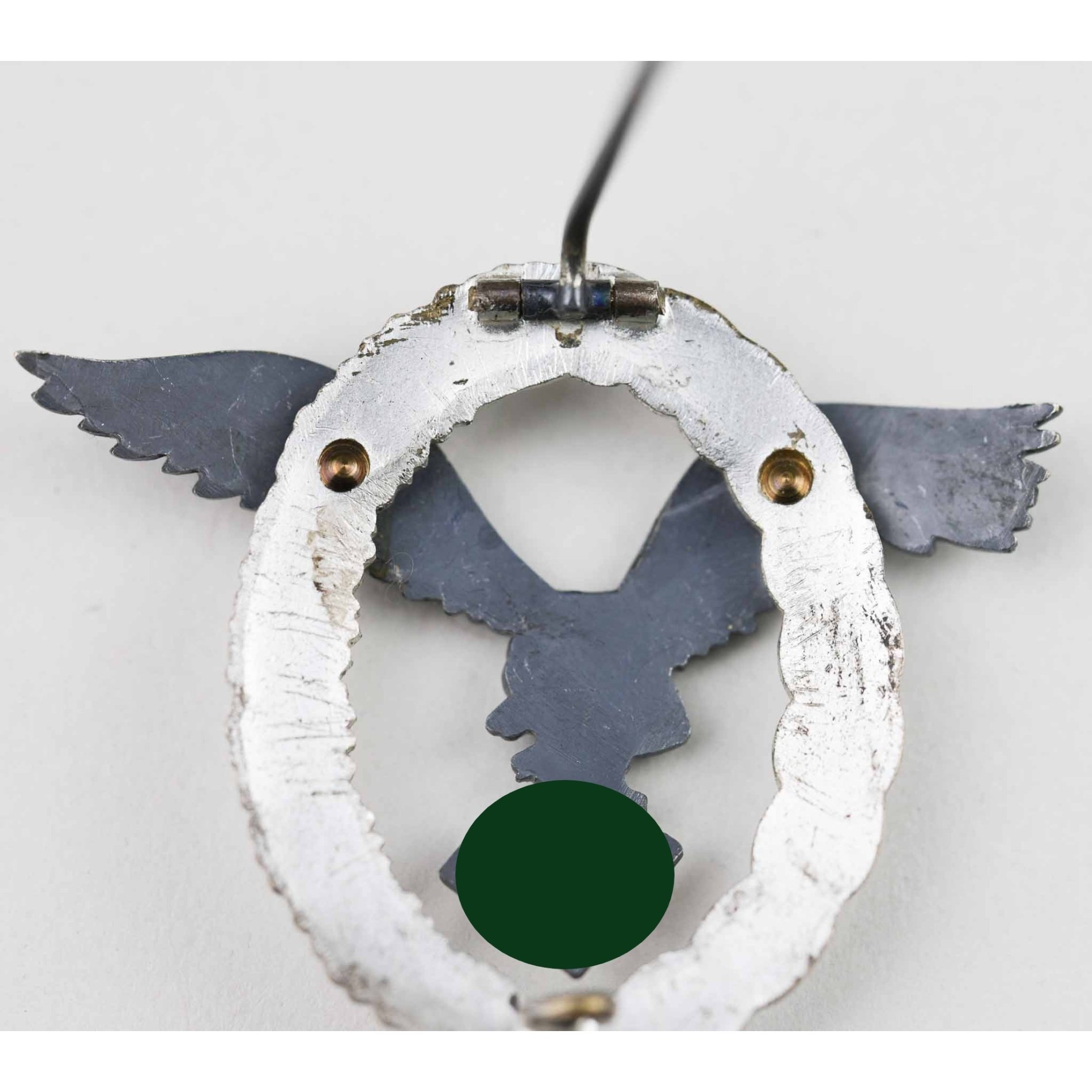 Luftwaffe Flugzeugführerabzeichen 'Assmann' mit Aluminium Rahmen — image 8