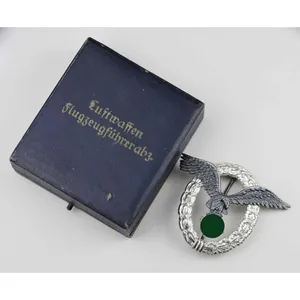 Luftwaffe Flugzeugführerabzeichen 'Assmann' mit Aluminium Rahmen