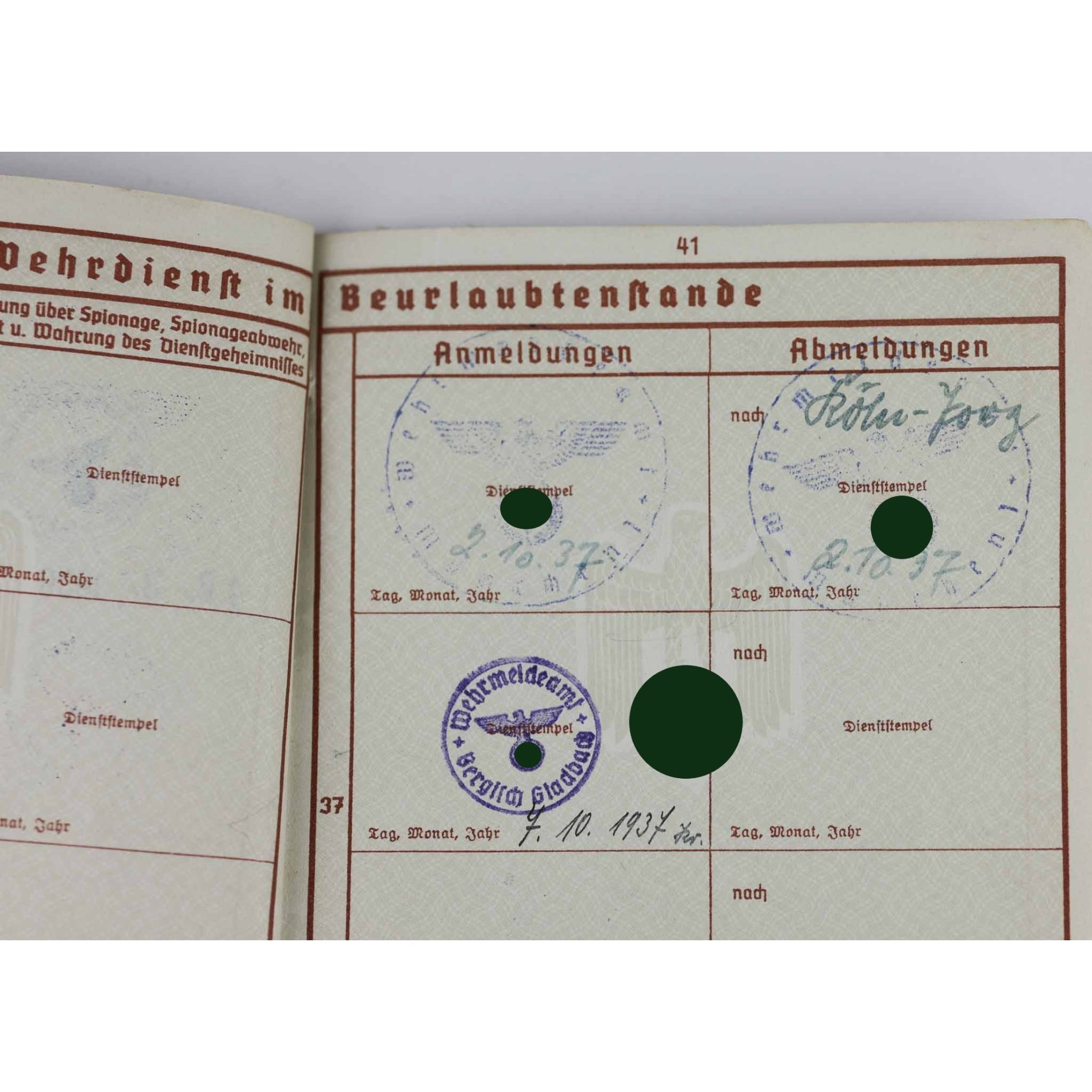 Große Urkunde zum Deutschen Kreuz in Gold E. Ostermann PZ Rgt.11 — image 17