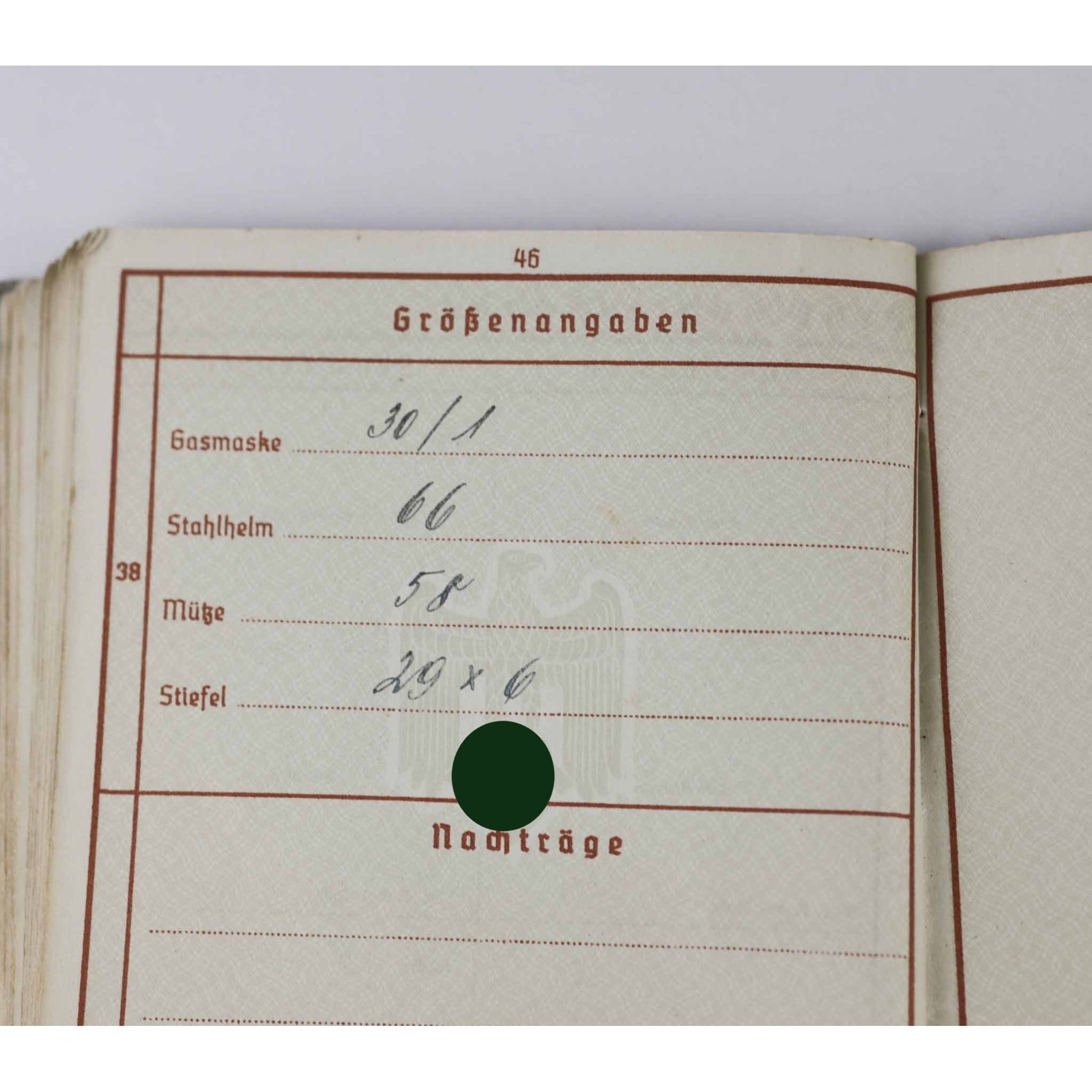 Große Urkunde zum Deutschen Kreuz in Gold E. Ostermann PZ Rgt.11 — image 18