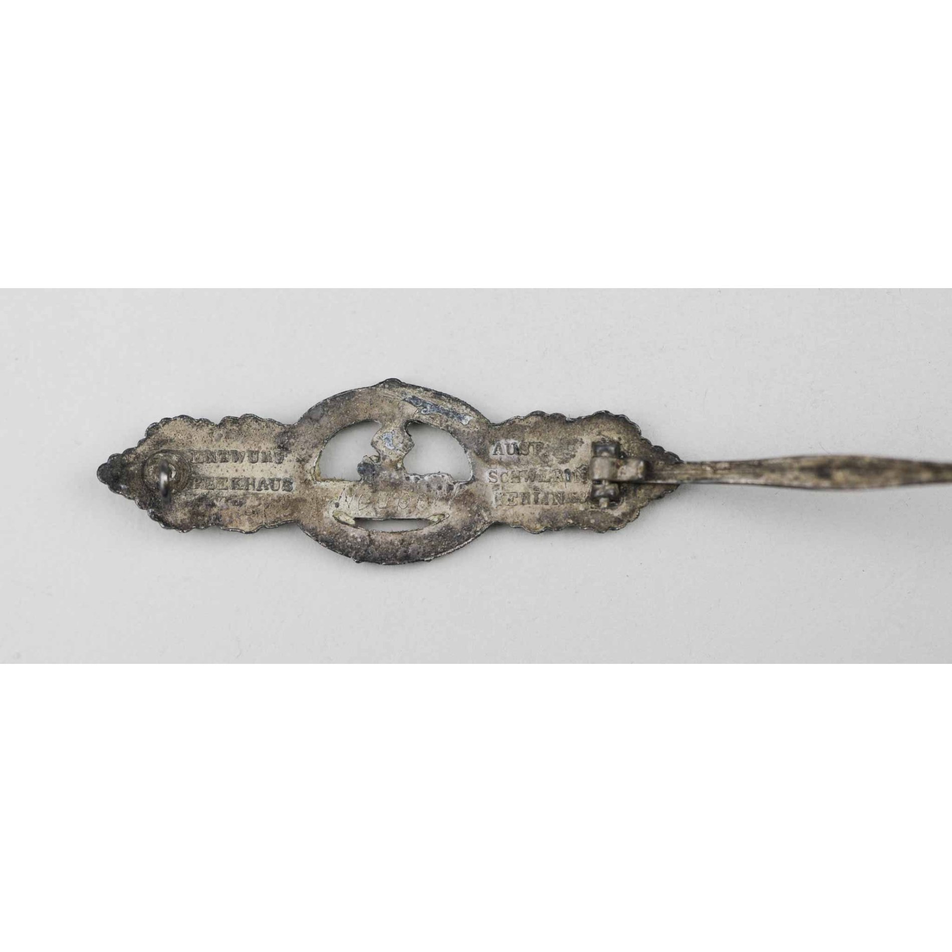 Kriegsmarine U-Boot Frontspange in Silber Schwerin, Berlin — image 6